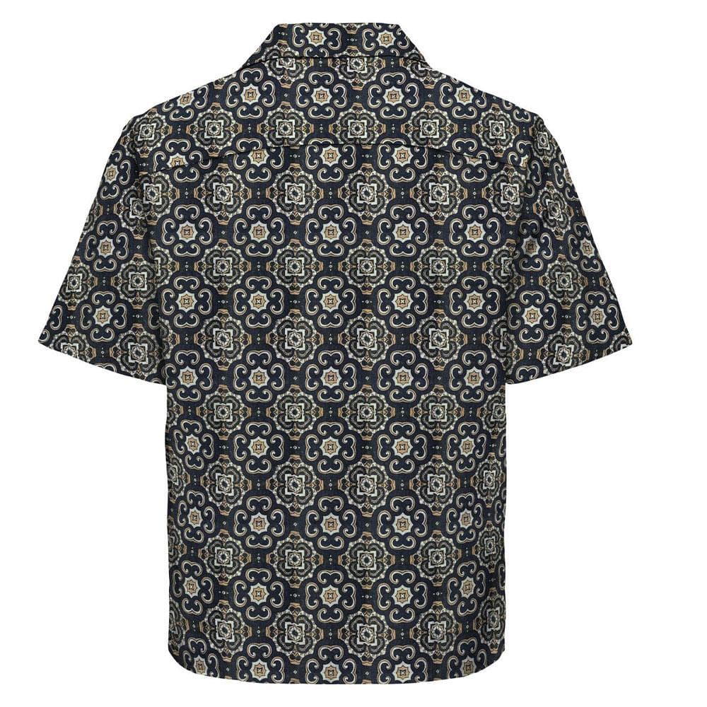 Chemise Marine/Marron Homme Only & Sons Onscaiden Fit 2