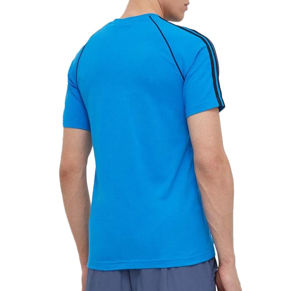 T-Shirt Bleu Homme Adidas IS2830 2