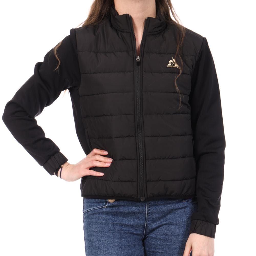Doudoune sans manches Noir Femme Le Coq Sportif Hybride 1