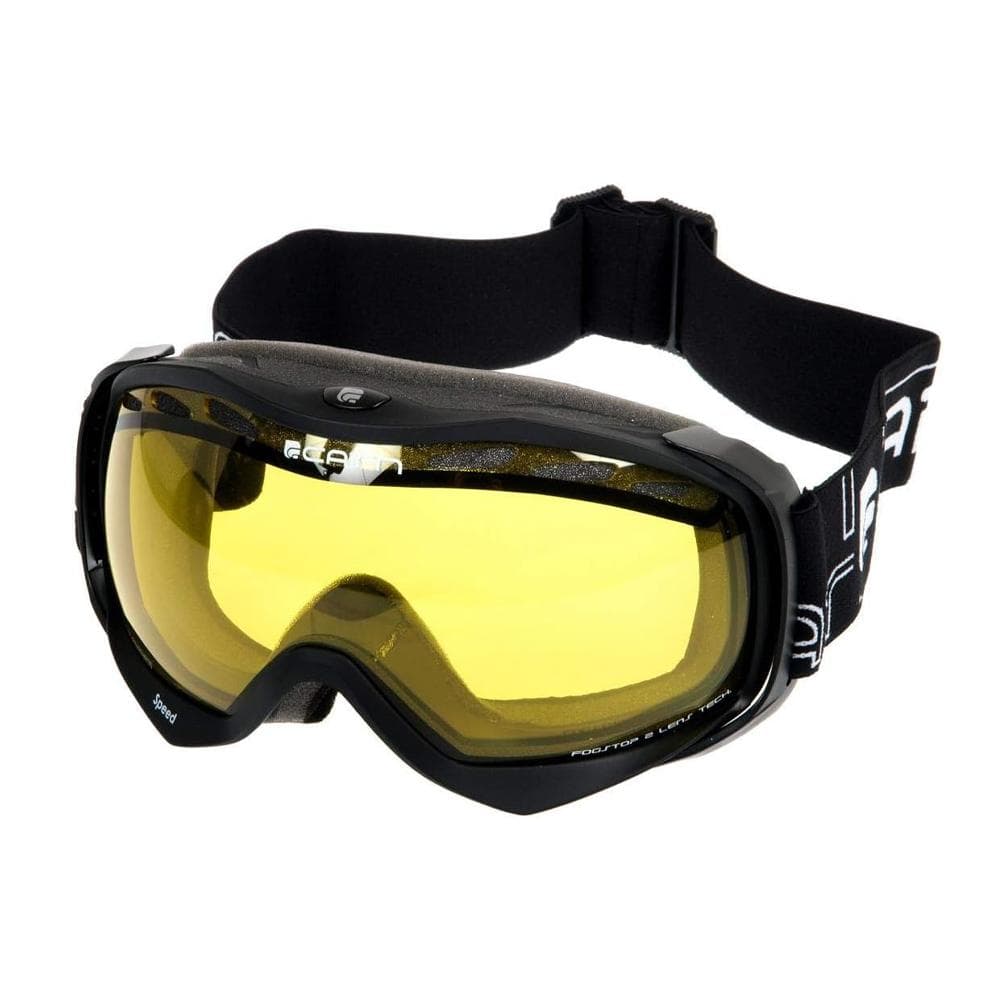 Masque de Ski Noir/Jaune Homme/Femme Cairn Speed Spx1 1