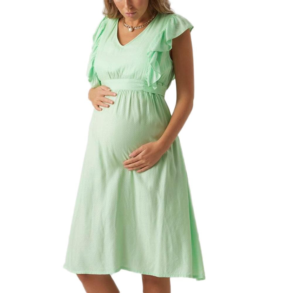Robe Verte Femme Mamalicious Mary Frill 1