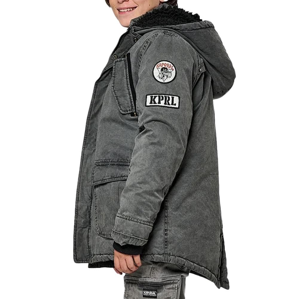 Blouson Noir Garçon Kaporal MUN 3
