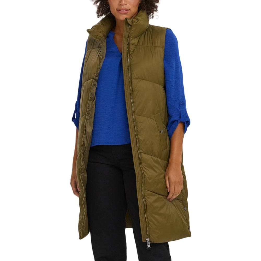 Doudoune sans manches Kaki Femme Vero Moda Psala 1