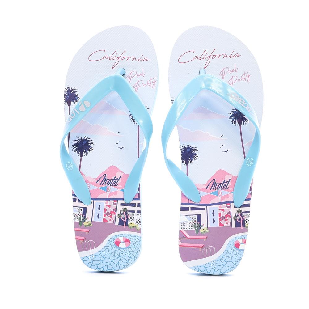 Tongs Bleu/rose Femme Longboard Calasi T 3