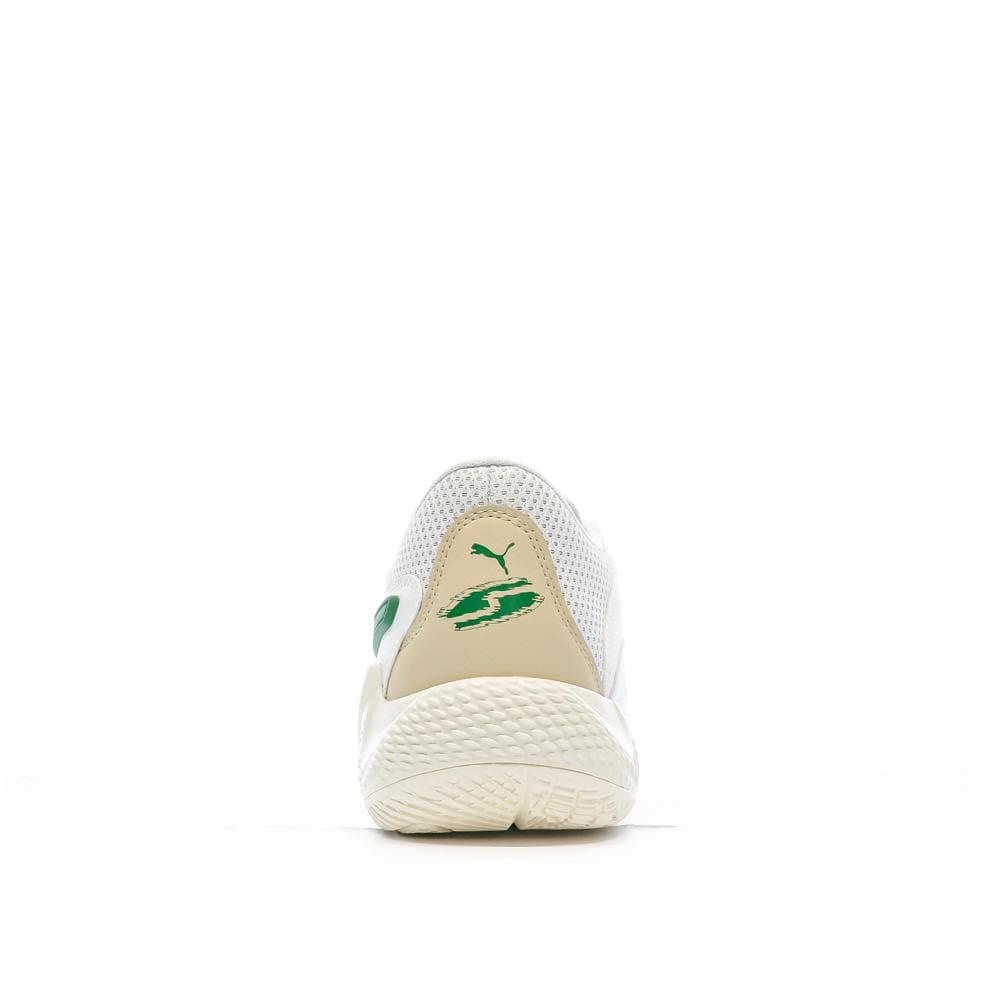Chaussures de Basketball Blanc/Vert Homme Puma Court Rider 3