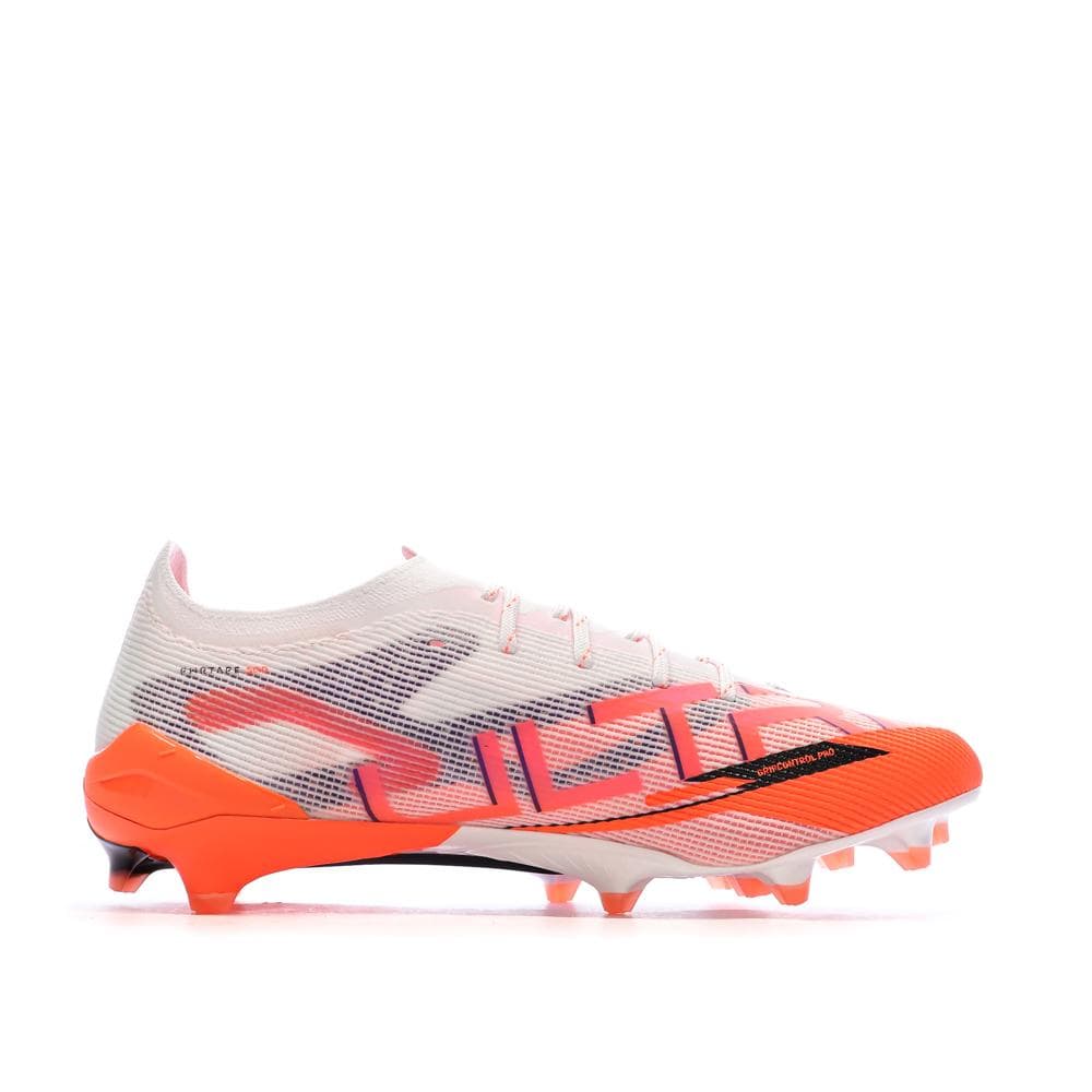 Chaussures de football Blanches/Oranges Homme Puma Ultra 5 Ultimate 2