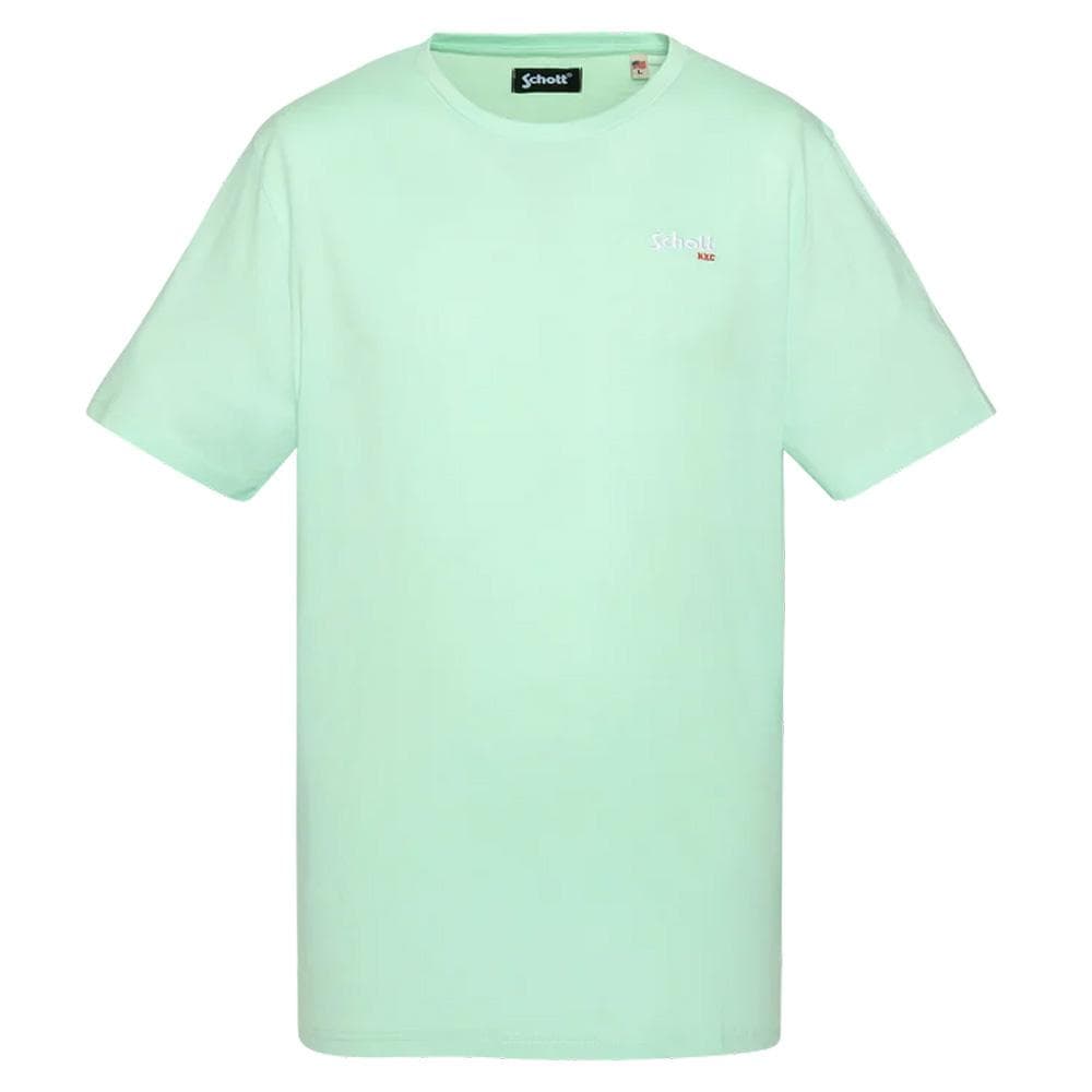 T-shirt Vert Clair Homme Schott TSCREW 1