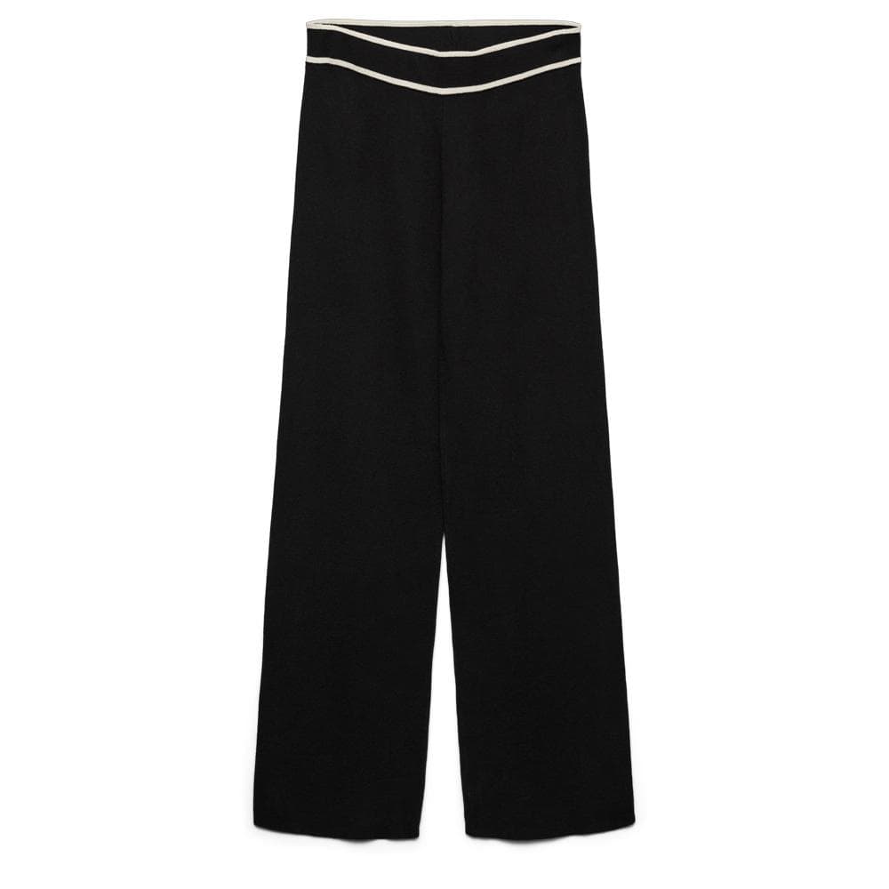 Pantalon fluide Noir Femme Vero Moda Contrast 1