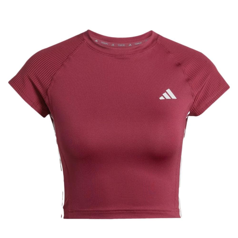 T-Shirt Bordeaux Femme Adidas Hyglm 3
