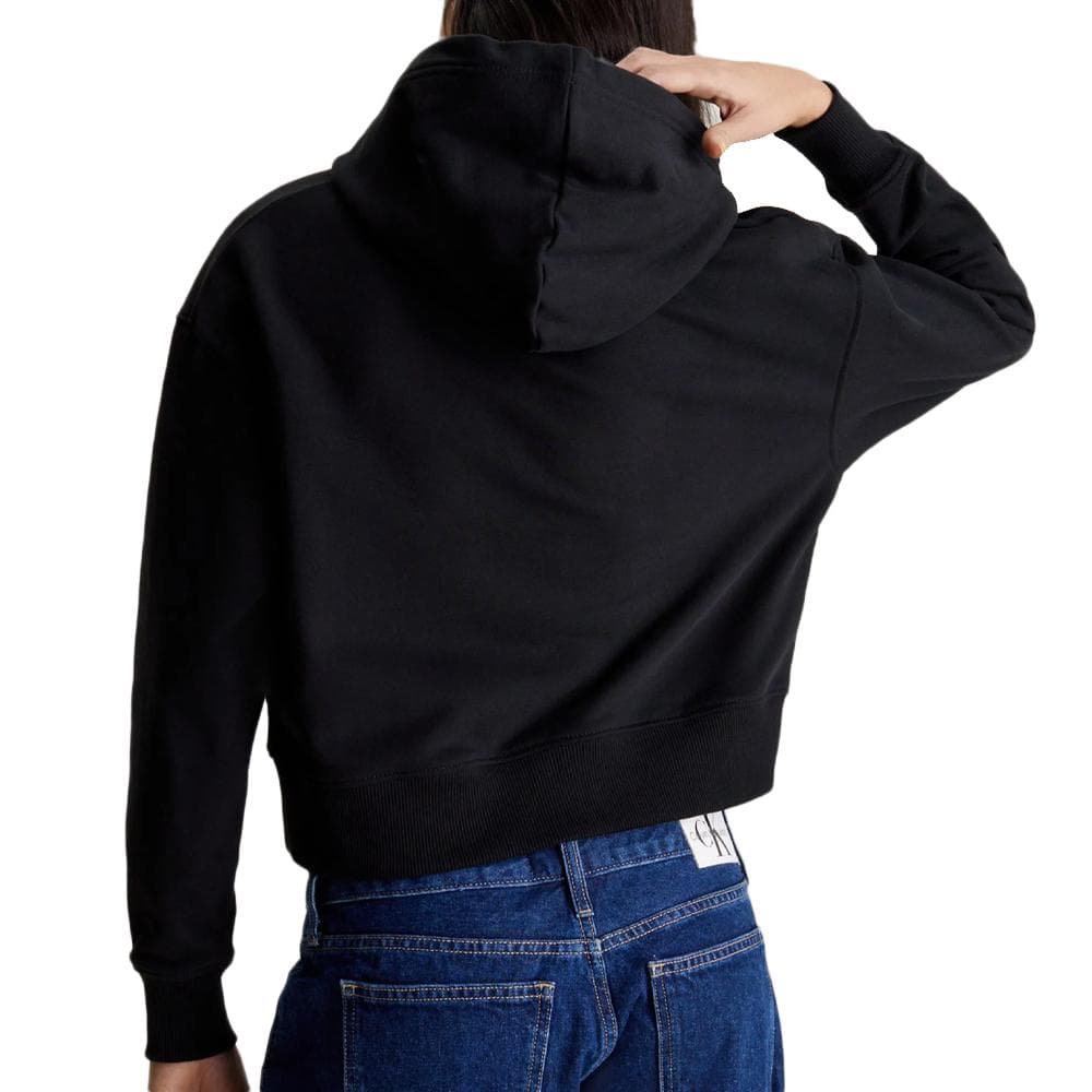 Sweat Noir Femme Calvin Klein Jeans Meta 2