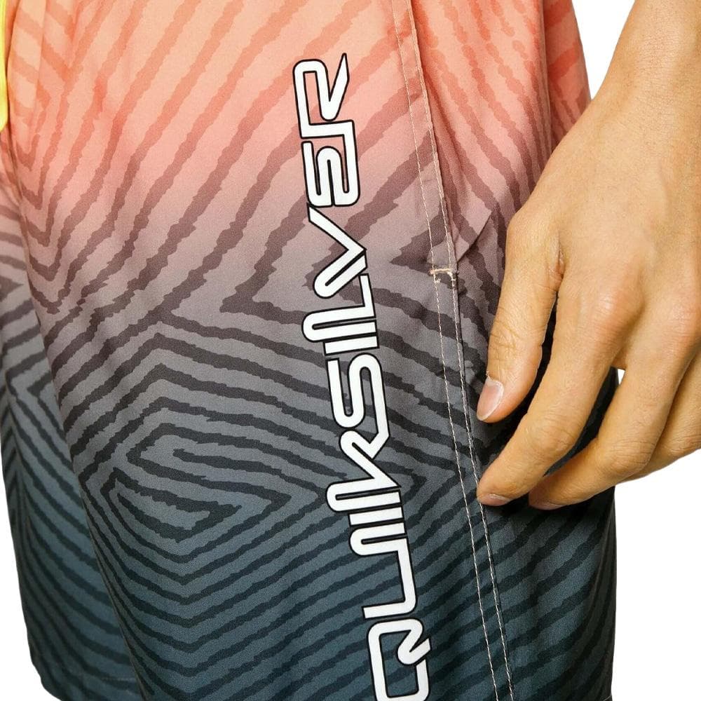 Short de bain Marine Homme Quiksilver Warped Logo 2