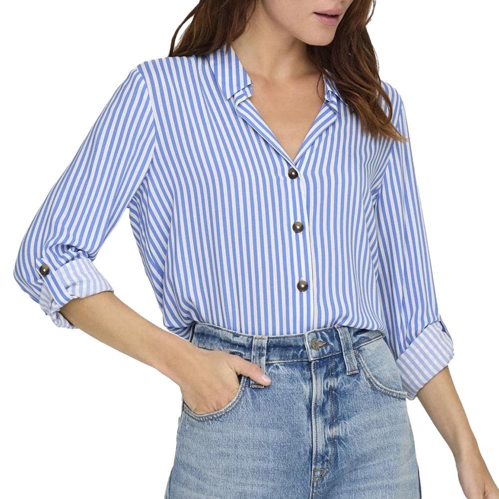 Chemise Bleu à Rayures Femme JDY Laurel 1
