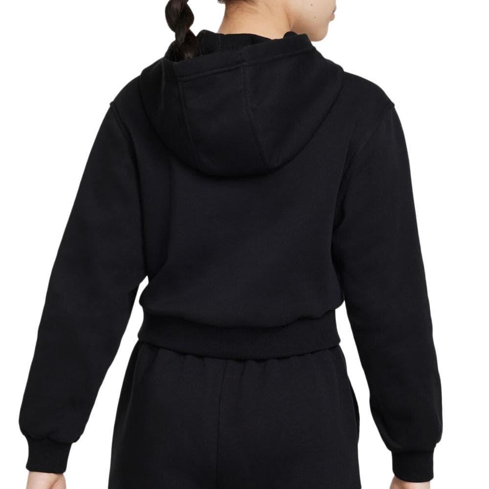 Sweat Capuche Noir Fille Nike Club Fleece 2