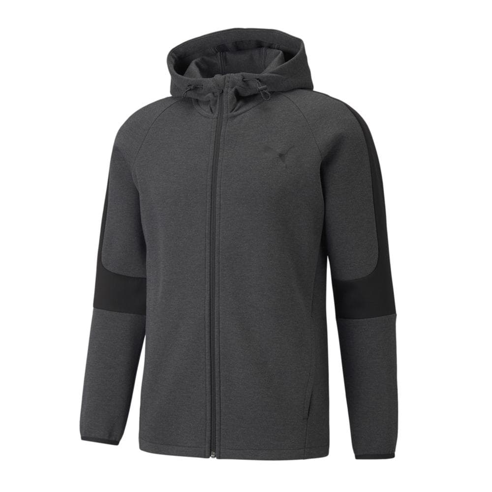 Sweat zippé Anthracite Homme Puma Evostripe Core 1