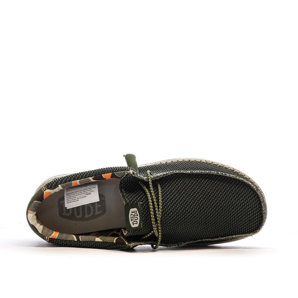 Chaussures Kaki Homme Hey Dude Wally Sox Pine 4