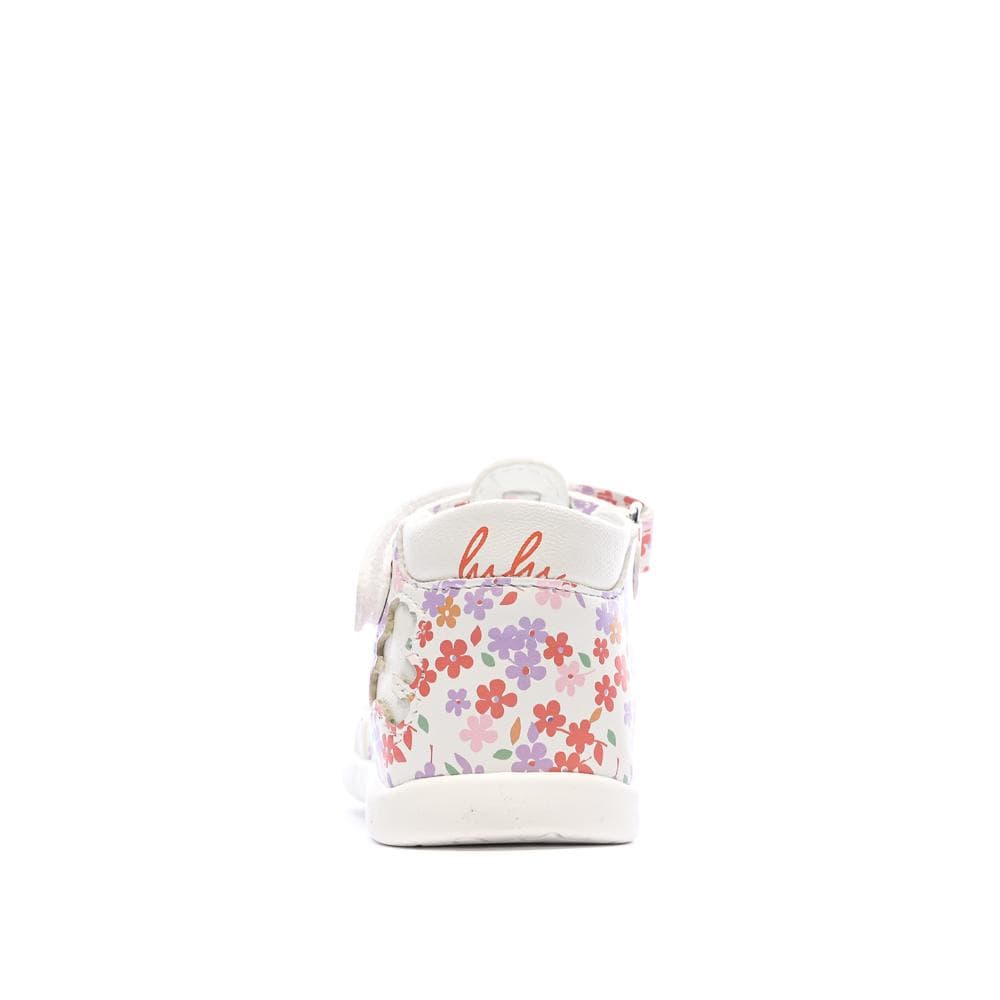Sandales Blanc/Rose Fille Lulu Castagnette Lorya 3