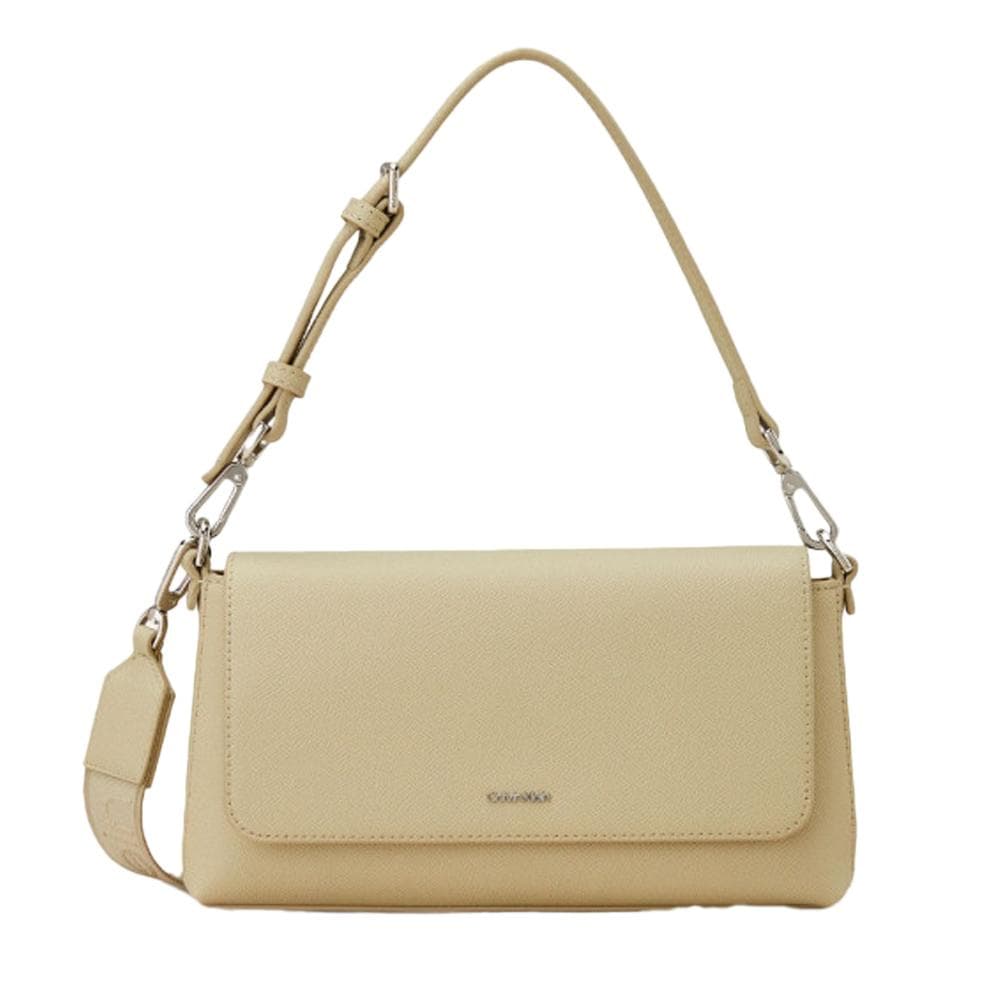 Sac à Bandoulière Beige Femme Calvin Klein Jeans Ck Must Conv 1