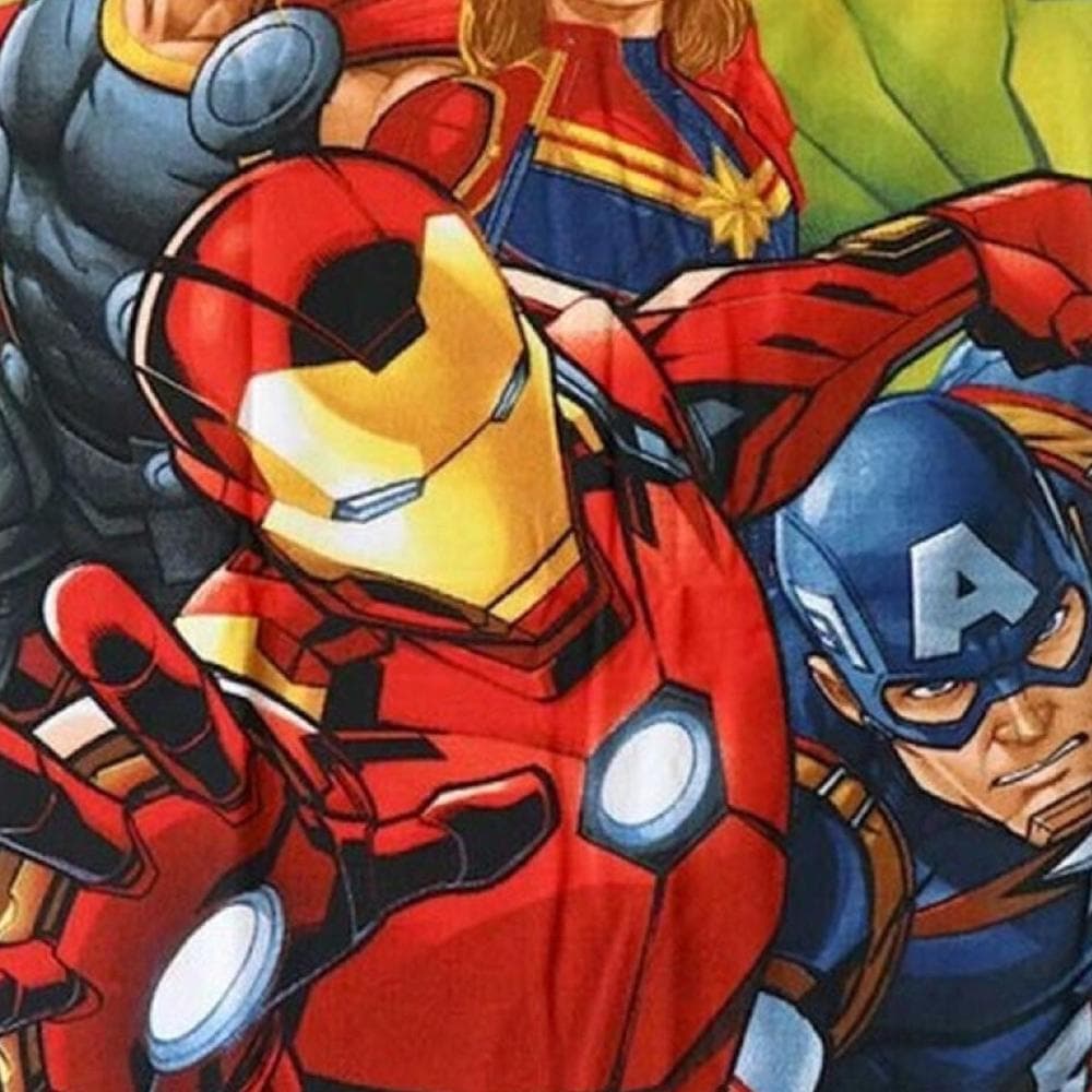 Serviette Jaune/Rouge Garçon Sport Zone Avengers 2