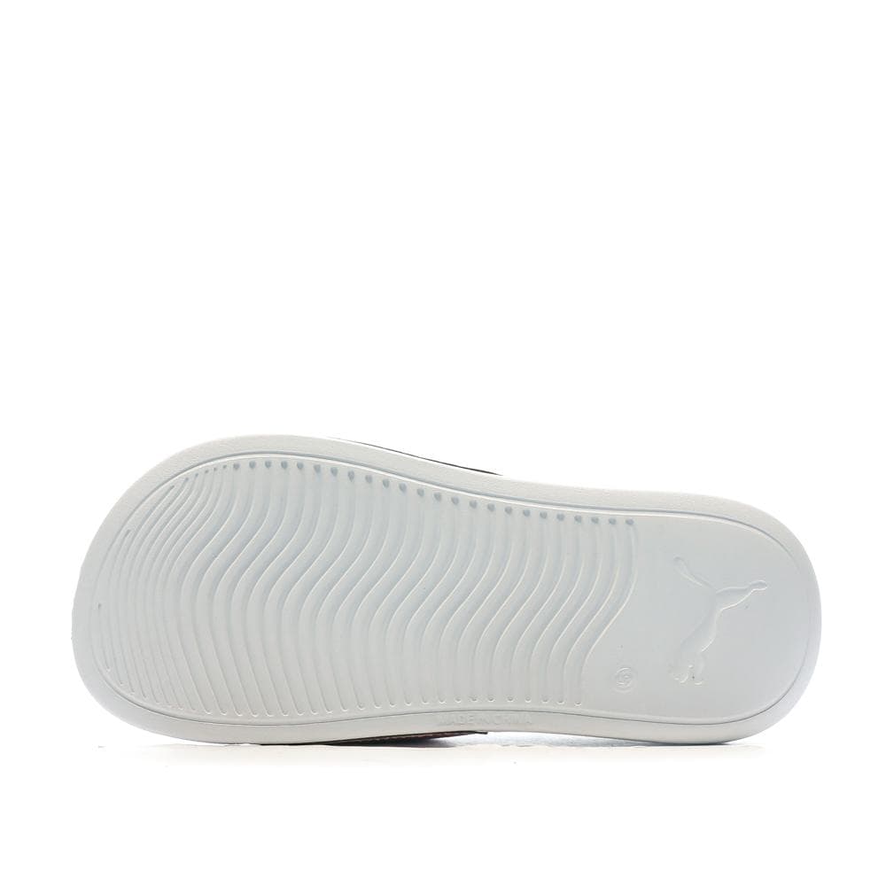 Claquettes Blanche/Rose Femme Puma Popcat 20 2