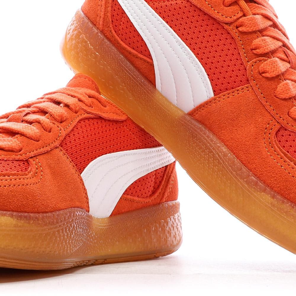 Baskets Oranges Femme Puma Palermo Moda Vintage 7