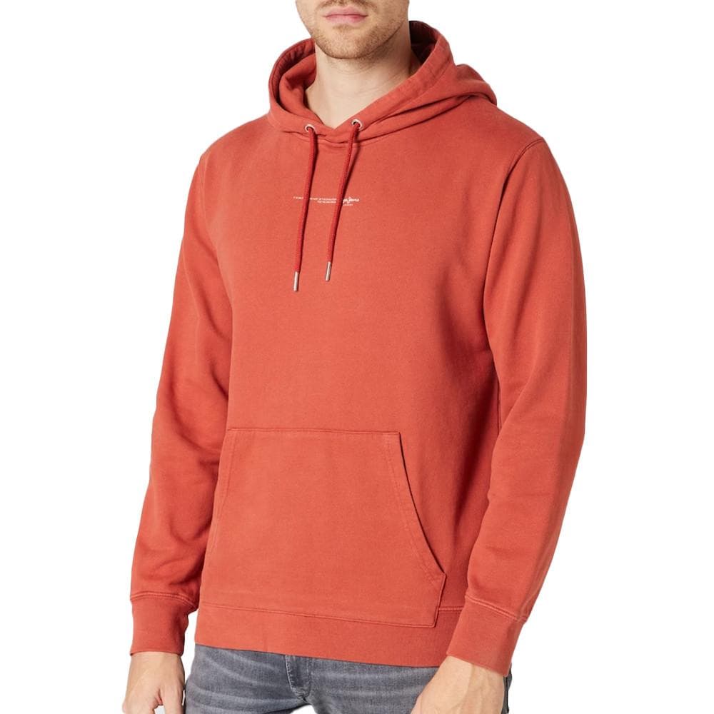 Sweat Rouge Homme Pepe jeans David Hoodie 1