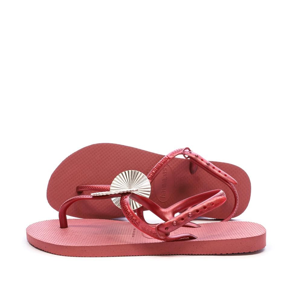 Tongs Rouge Femme Havaianas Twist Metal Pau Brasil 1