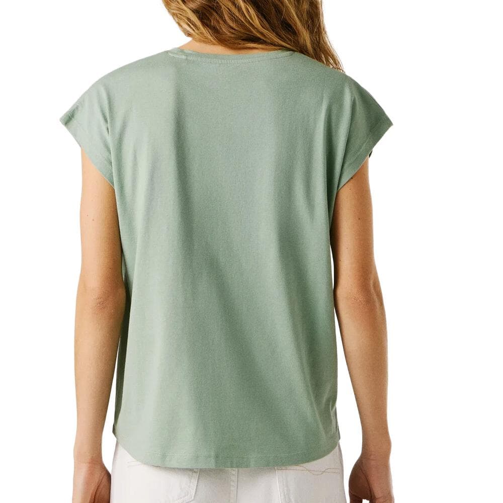 T-shirt Vert Femme Pepe jeans Bloom0 2