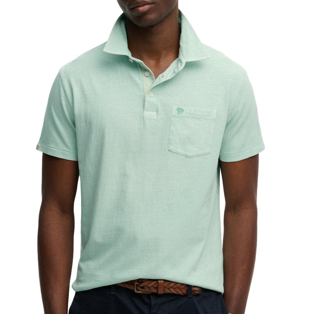 Polo Vert Homme Superdry Classic 1