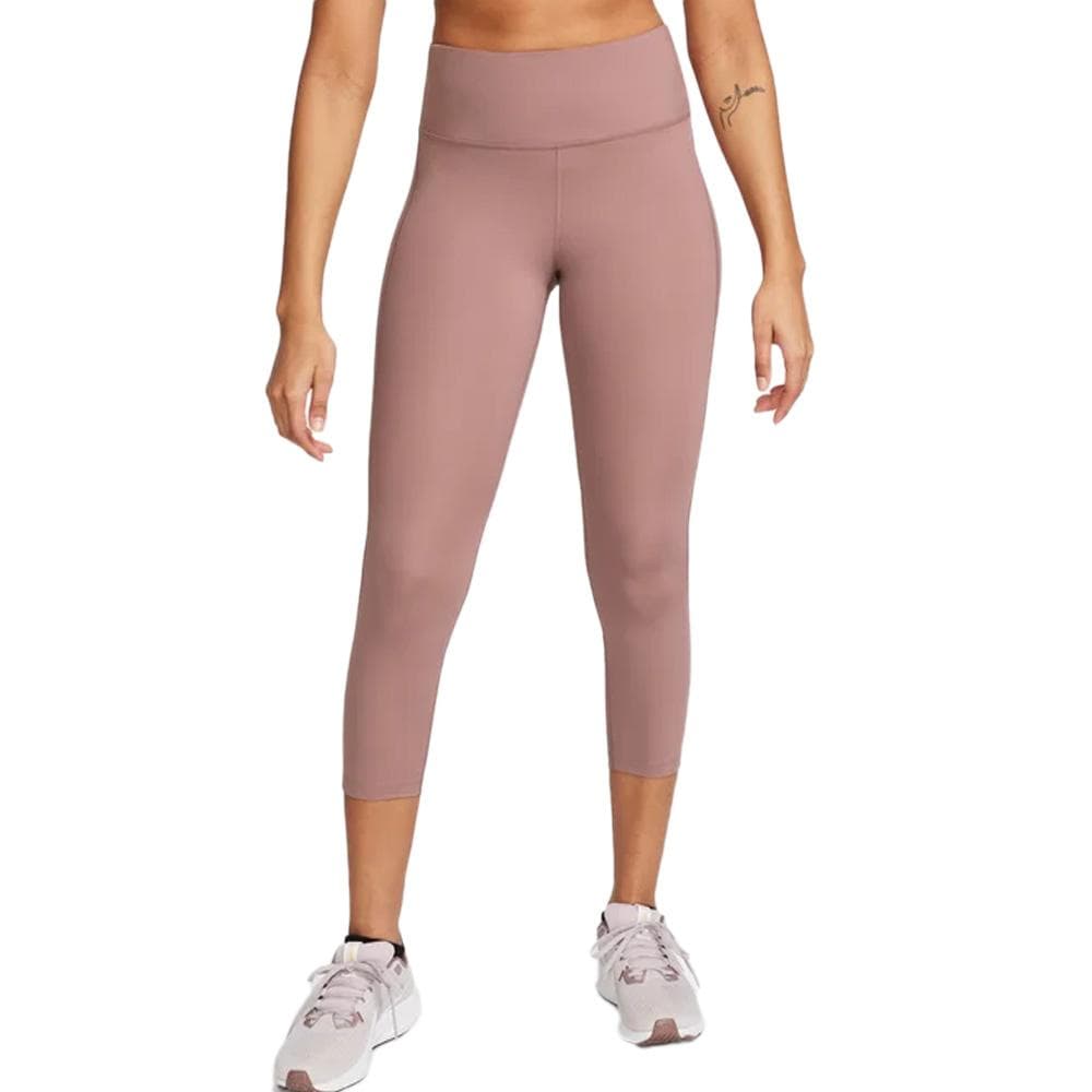 Legging Rose Pale Femme Nike Fast Crop 1