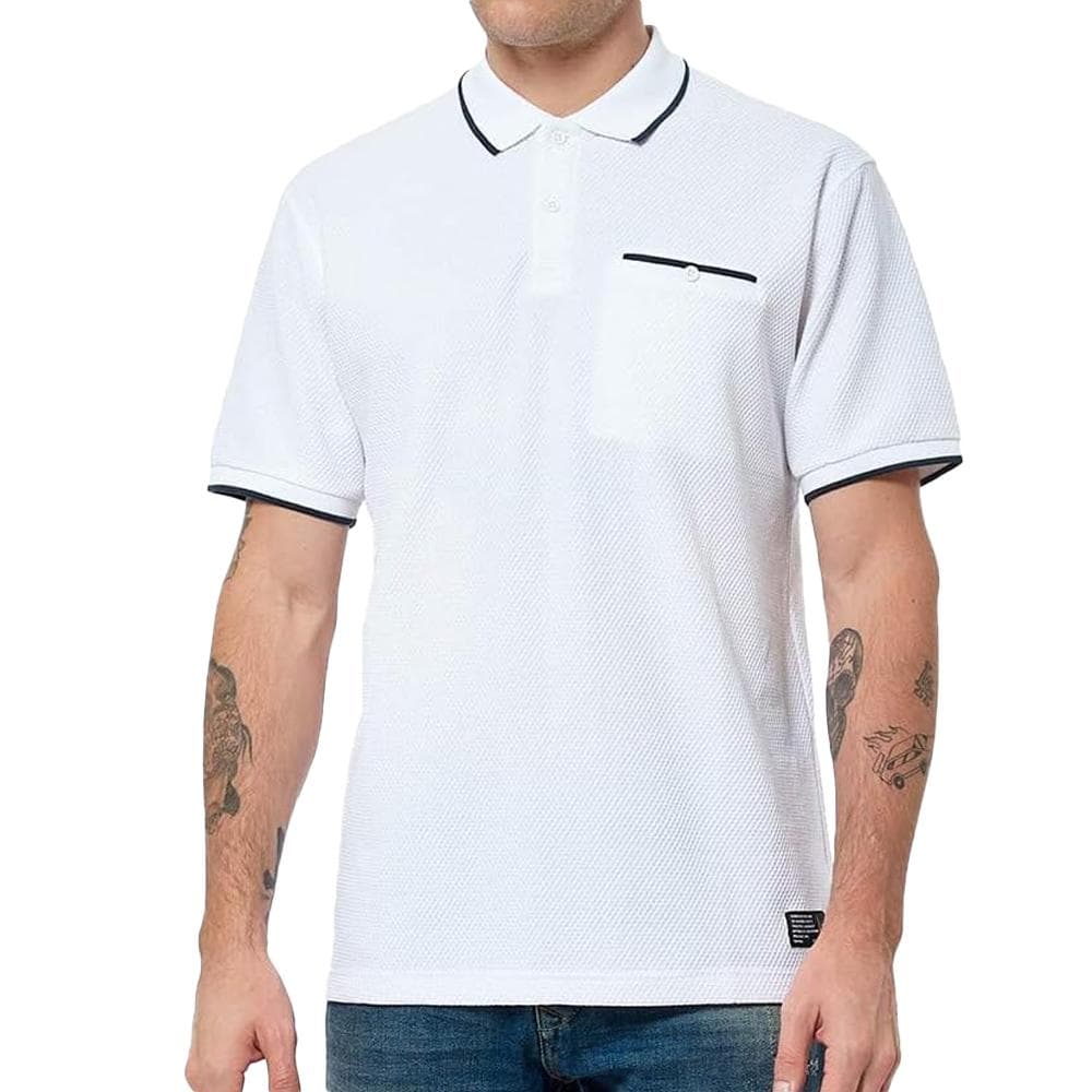 Polo Blanc Homme Kaporal CELES 1