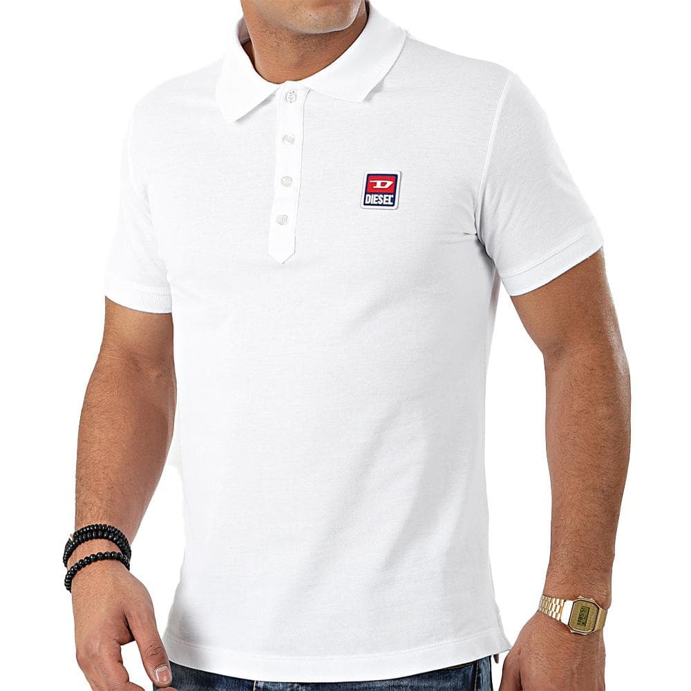Polo Blanc Homme Diesel T-Smith 1