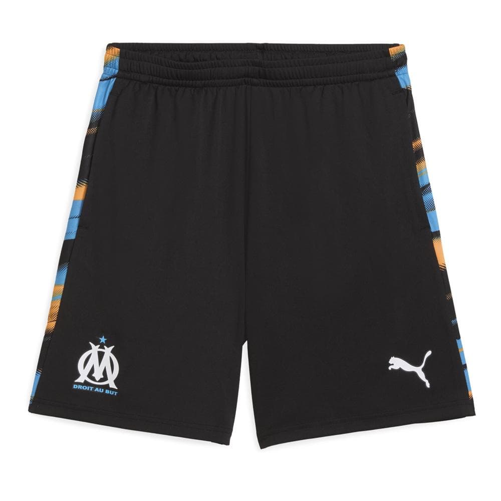 OM Short de Football Noir Homme Puma Faster 1