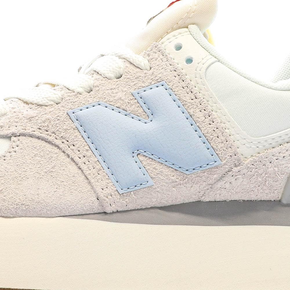 Baskets Compensé Beige/Bleu Femme New Balance 574 7