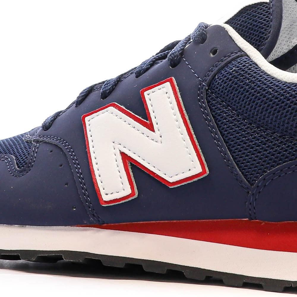 Baskets Marine/Rouge Homme New Balance 500 7