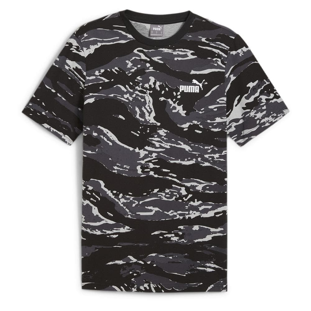 T-Shirt Noir/Gris Homme Puma Camo 1