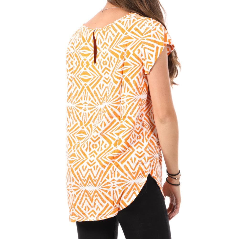 Top Orange à motifs Femme Only Nova 2