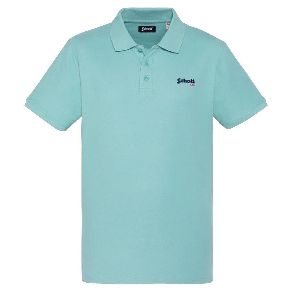 Polo Bleu Homme Schott PS0022 1