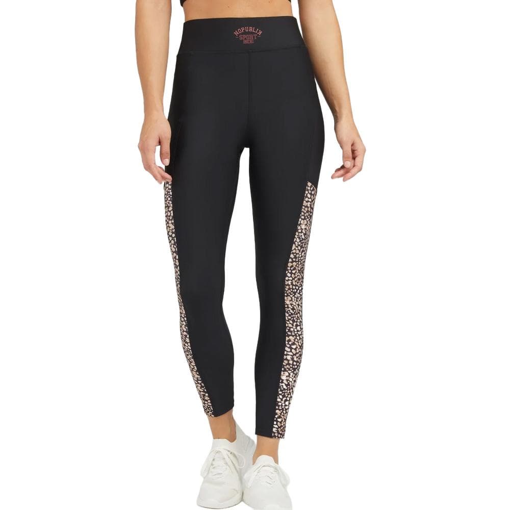 Legging Noir Femme No Publik Leopard 1