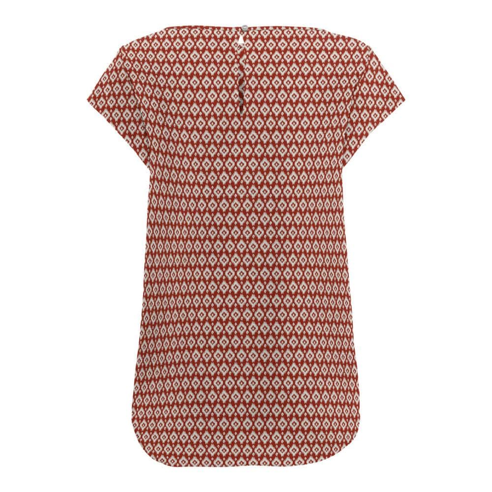 Top Rouge imprimé Femme Only Nova 2