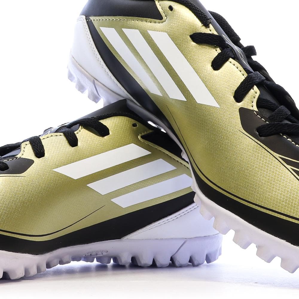 Chaussures de Foot Doré/Noir Homme Adidas F50 Club TF Messi 7