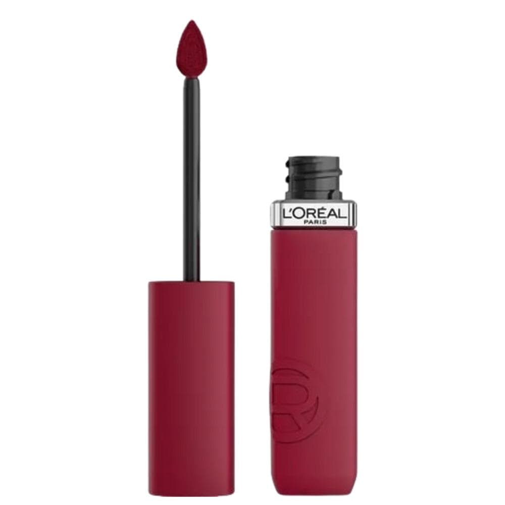 Resistance Rouge à Lèvres Liquide Mat Infaillible Lip L'Oréal Paris 500 Wine Not 1