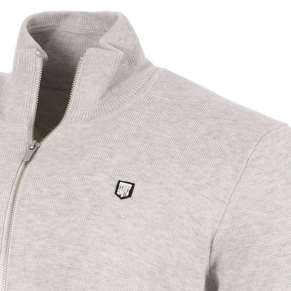 Gilet Gris Clair Homme Teddy Smith Ettore 3