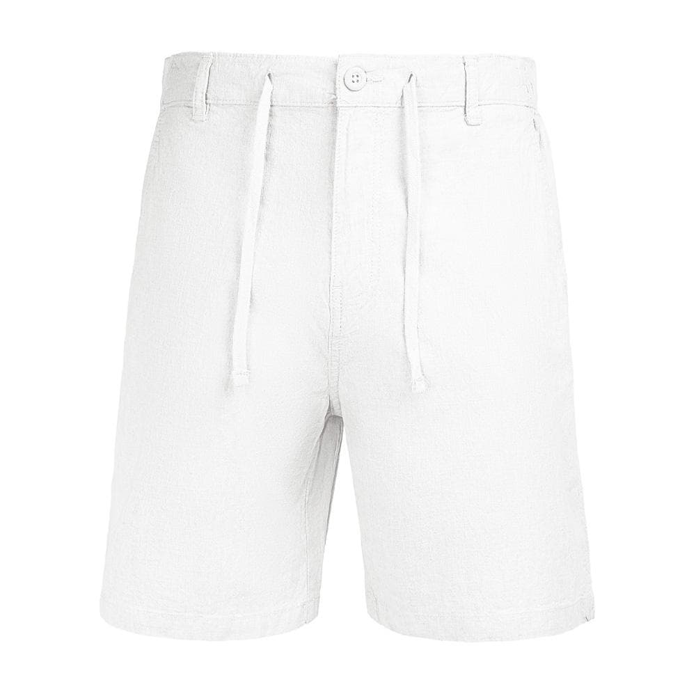 Short Chino Blanc Homme Teddy Smith Linen 1