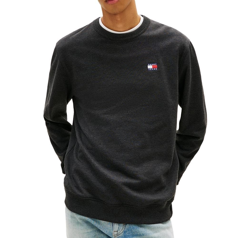 Sweat Noir Homme Tommy Hilfiger Badges 1