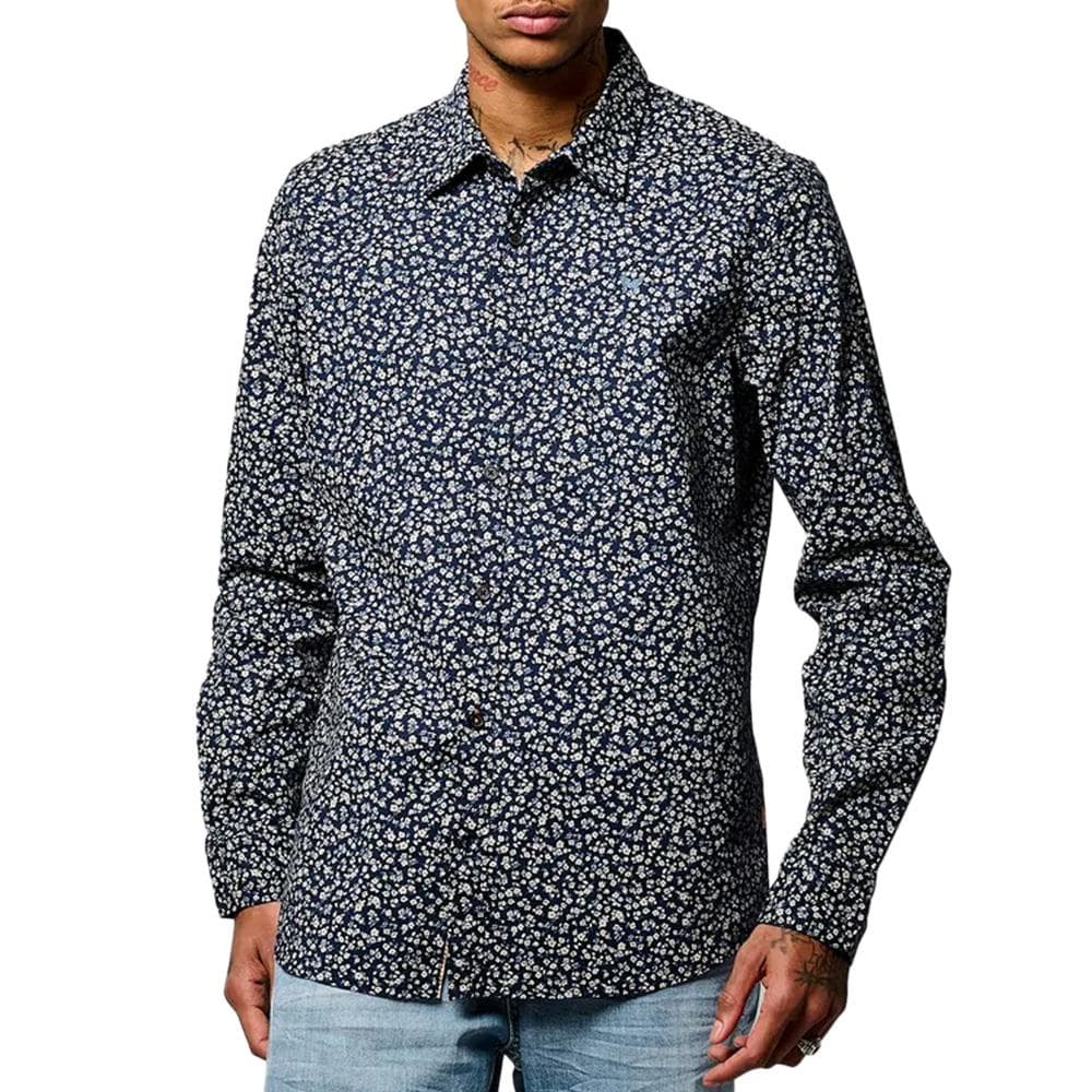 Chemise Marine à Motifs Homme Kaporal BEVYE 1