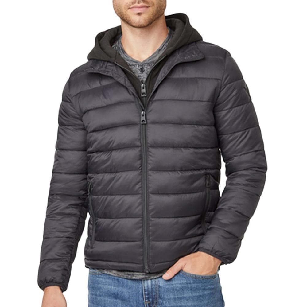 Doudoune Noire Homme Guess Hampton 1