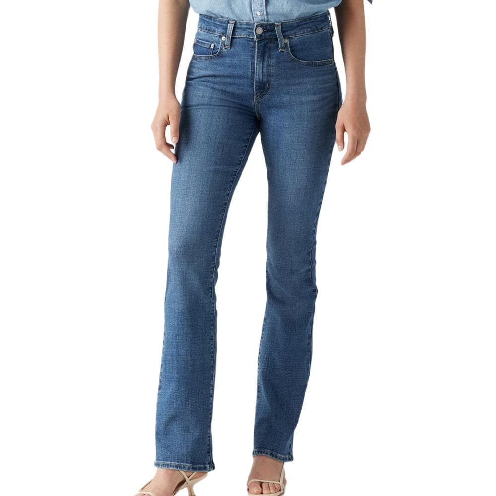 Jean 725 Bleu Foncé Femme Levi's High Rise Bootcut Med Indi 1