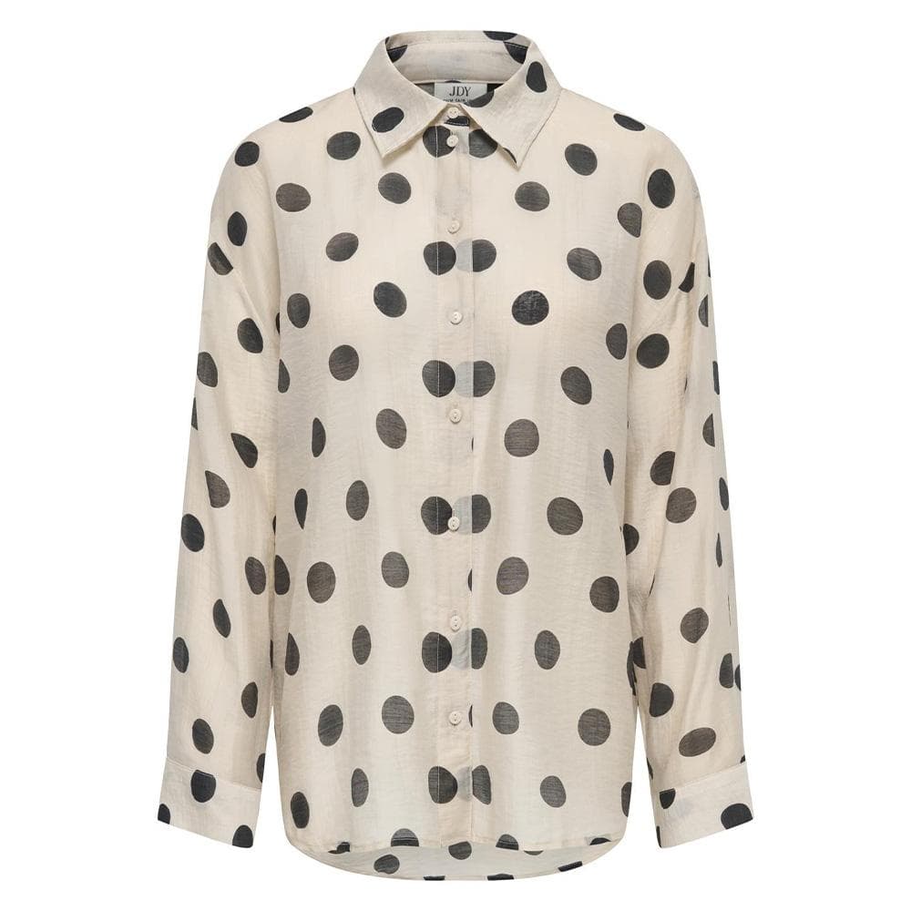 Chemise à Pois Beige Femme JDY Fay 1