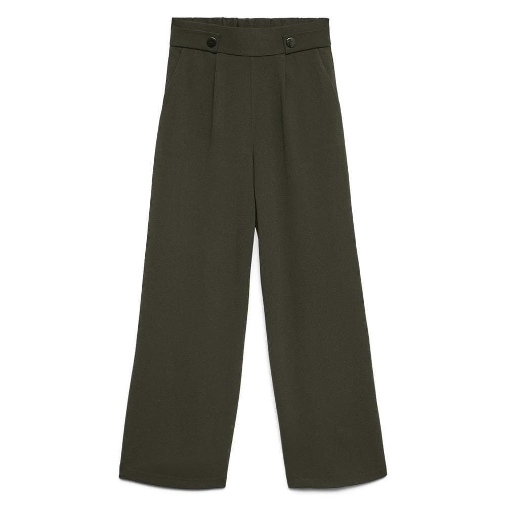 Pantalon Kaki Femme Vero Moda May Button 1
