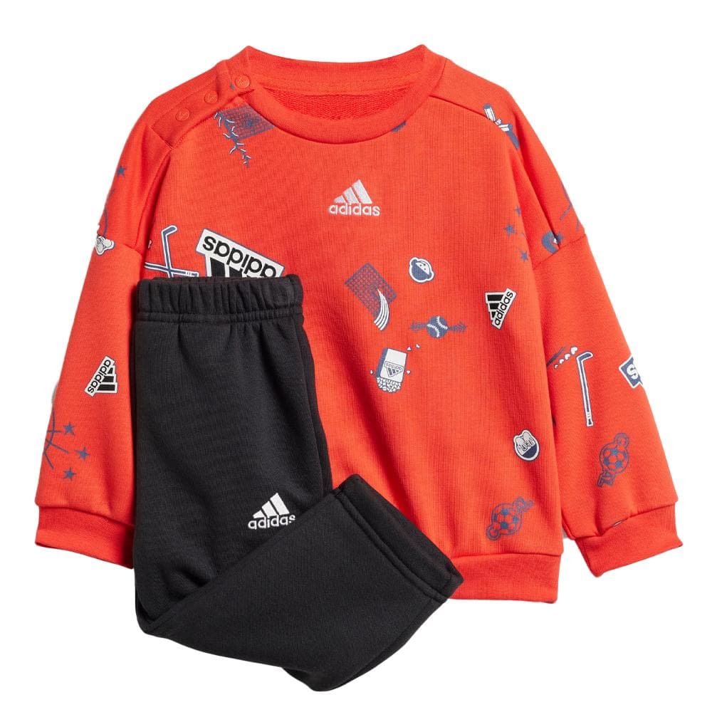 Survêtement Orange/Noir Garçon Adidas Brand Love 1